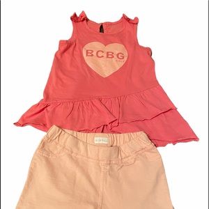 BCBG 2-piece short set